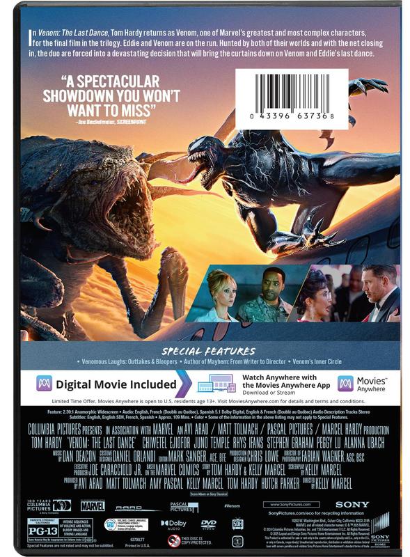 DVD Venom: A Última Dança - Sony Pictures - Revista HQ - Magazine